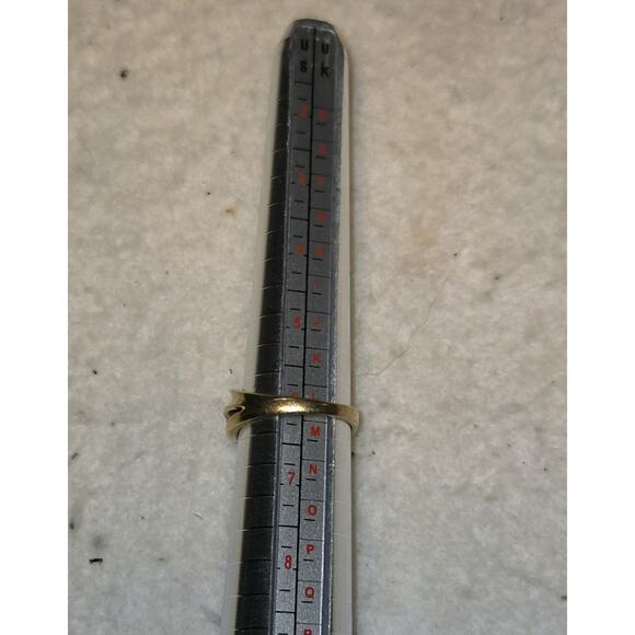 14K Yellow Gold Ruby & Diamond Accent Bypass Ring Size 7 Vintage Fine Jewelry - Picture 3 of 4